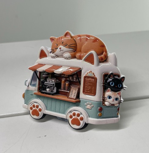 Cute mobile coffee cart - coffee,