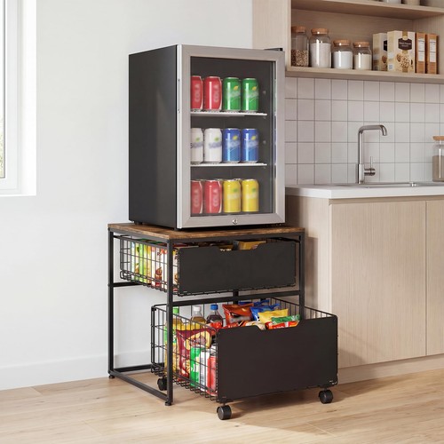 Mini fridge stand with - fridge, metal
